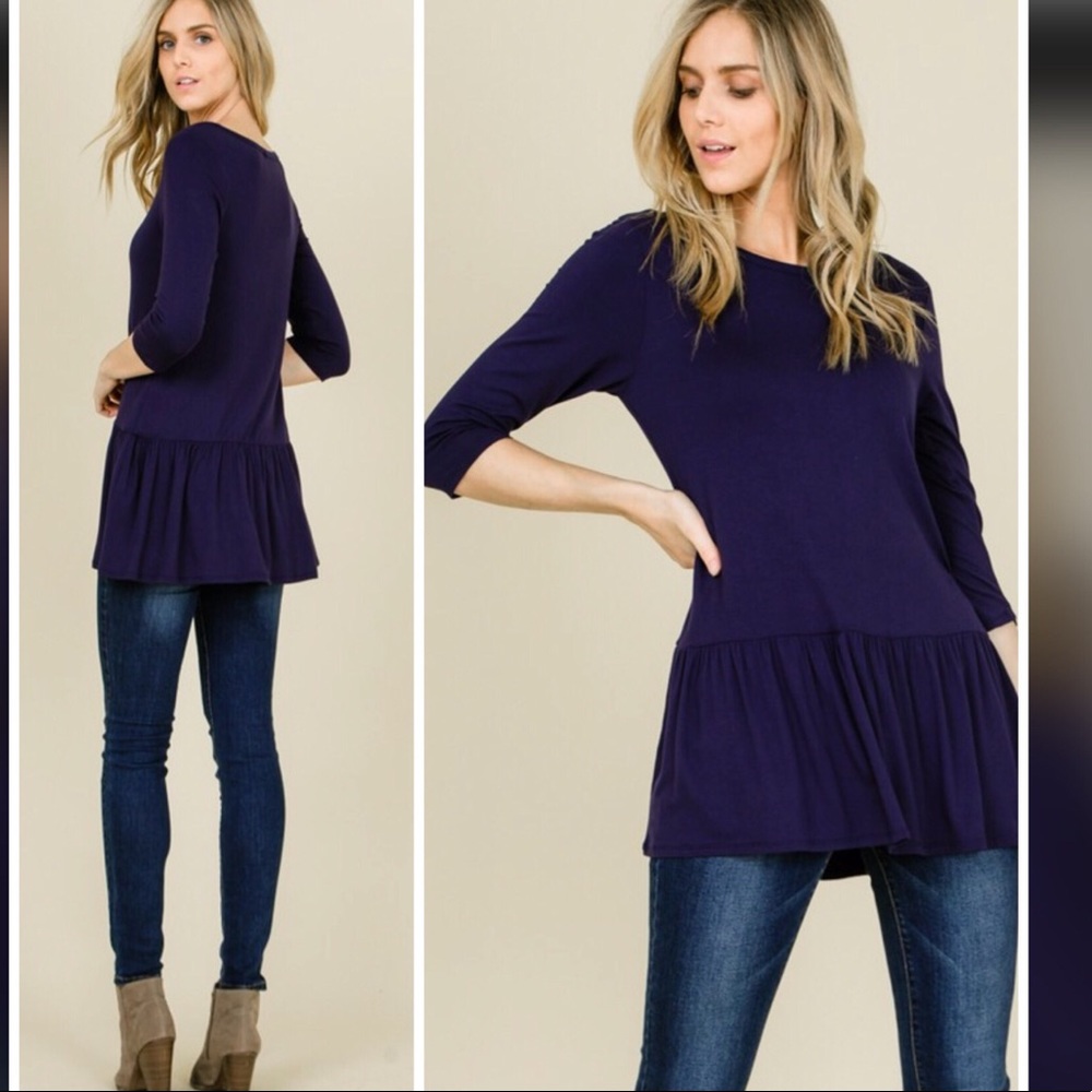 ✅ Shallia Round Neck Flowy Top ✅